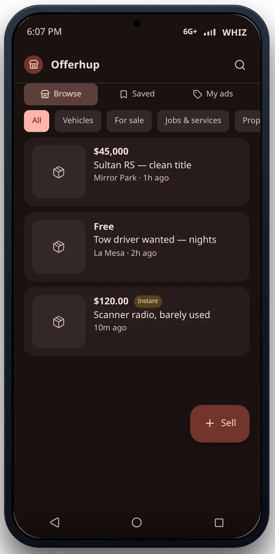 Offerhup marketplace
